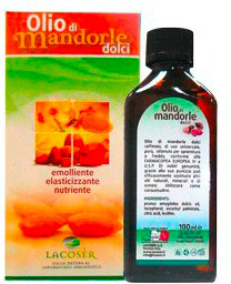 3 LACOSER OLIO DI MANDORLE DOLCI elasticizzante emolliente uso universale 100ml - Immagine 4
