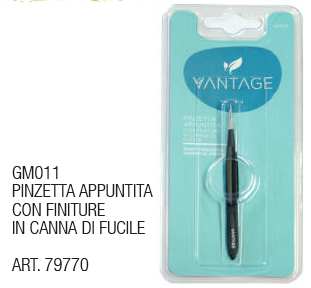 Pinzetta Appuntita Con Finiture In Canna Di Fucile Gm011 - Immagine 4