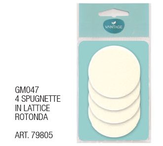Vantage Spugnette In Lattice Rotonde 4 Spugne - Immagine 3