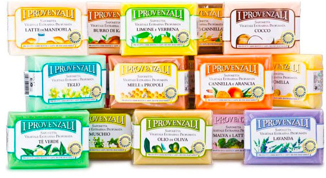 I Provenzali Saponetta Vegetale Extrafina 100 gr - Fragranze assortite - Immagine 4