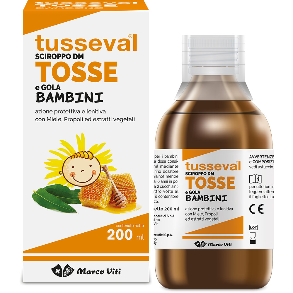 Marco Viti Tusseval Sciroppo Tosse Bambini 200 ml - Immagine 3