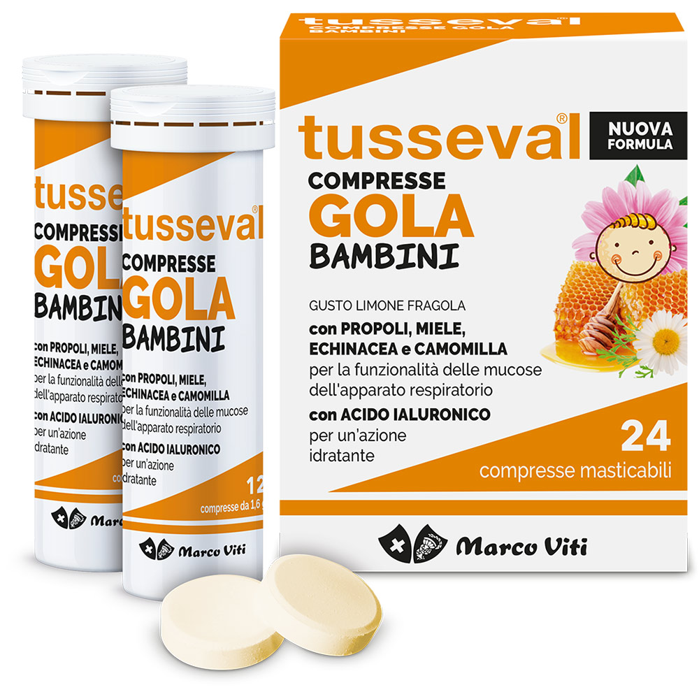 Marco Viti Tusseval Gola Bambini 24 Compresse - Immagine 5