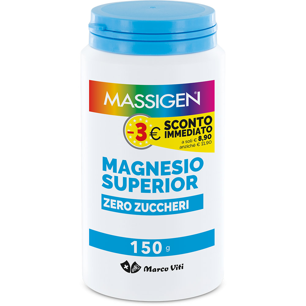 Massigen Magnesio Superior Integratore Per Stanchezza E Affaticamento 150G Promo - Immagine 6