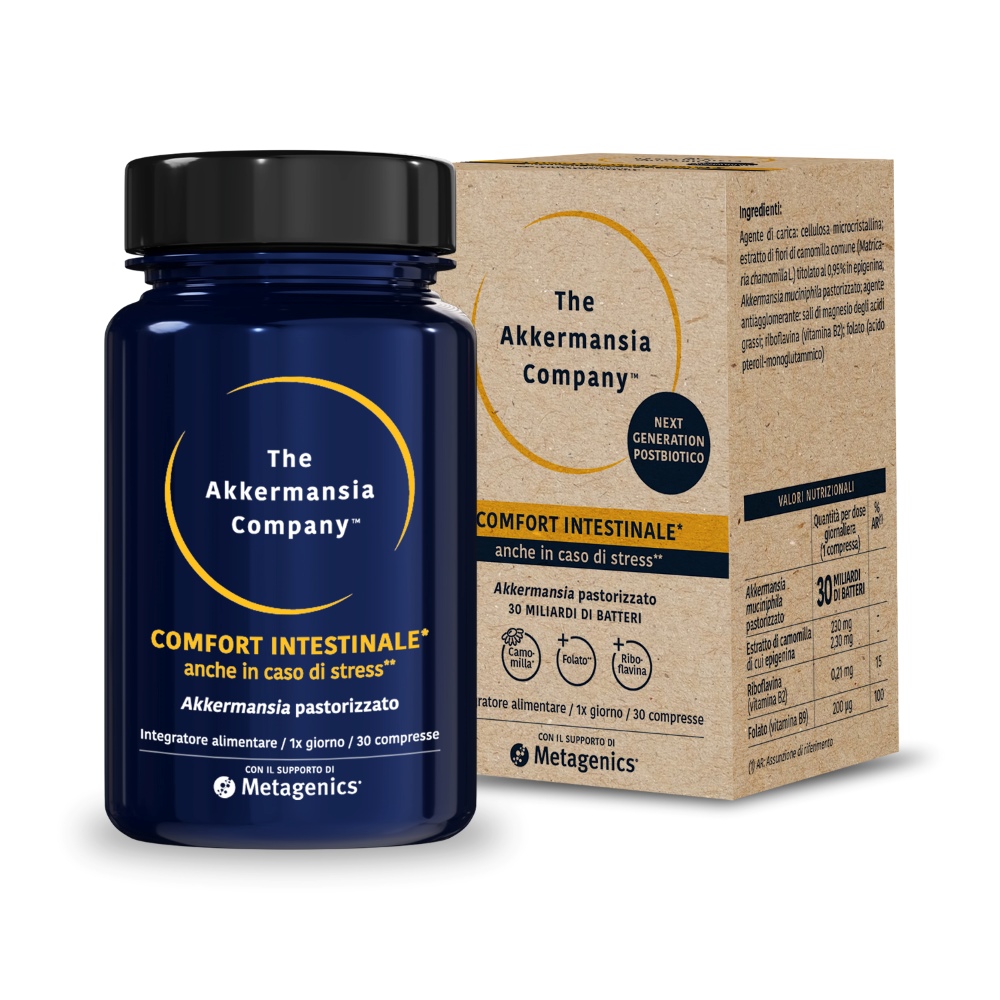 Akkermansia Intestino Integratore Benessere Digestivo 30 Compresse - Metagenics - Immagine 3