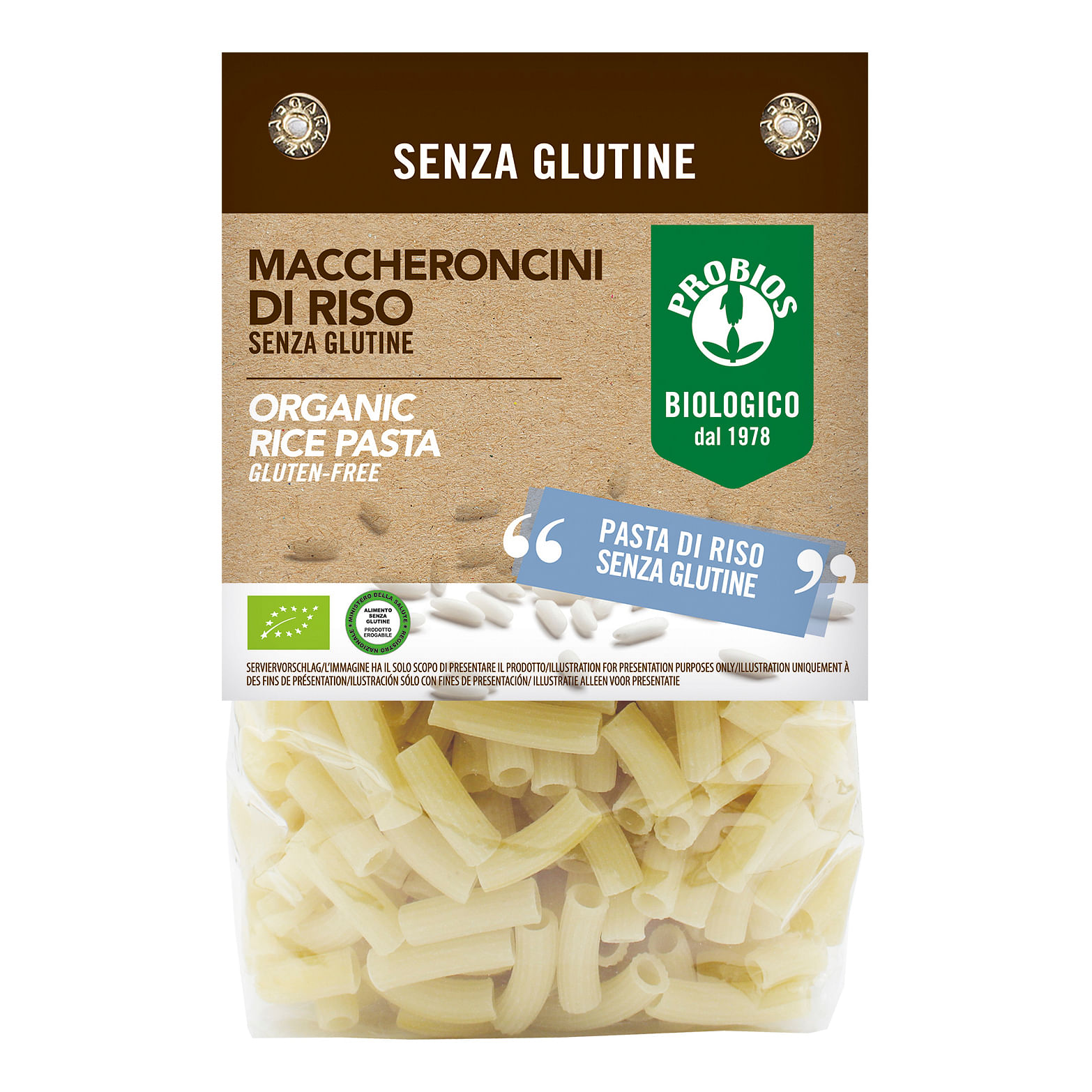 Probios Grano Maccheroncini Di Riso 400 G - Immagine 4