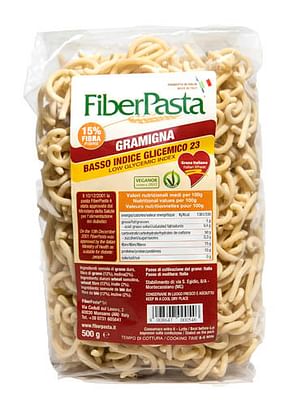 Fiberpasta Srl Fiberpasta Gramigna Basso Indice Glicemico 500 G - Immagine 3