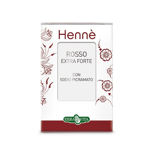 ERBA VITA Hennè - Colorante Capelli Rosso Extra Forte 100 g - Immagine 3