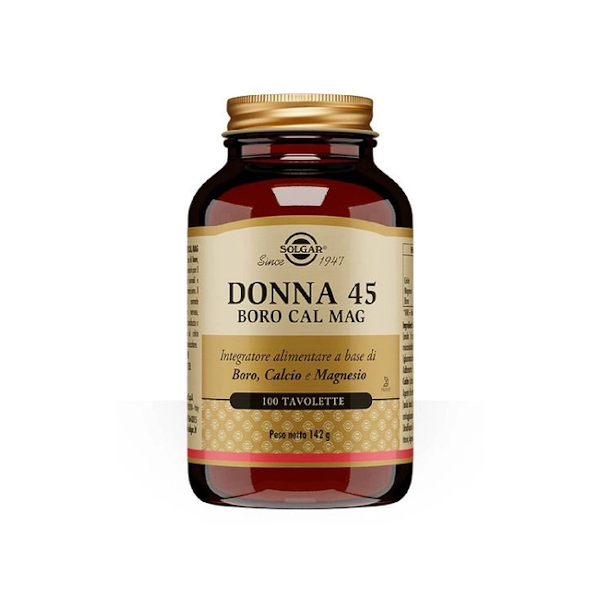 Solgar Donna 45 Boro Cal Mag Tavolette 151,6 G Compresse - Immagine 7