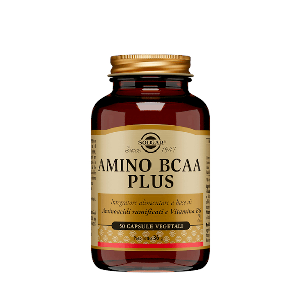 Solgar Amino Bcaa Plus Aminoacidi Ramificati Per Sportivi 50 Capsule Vegetali - Immagine 4
