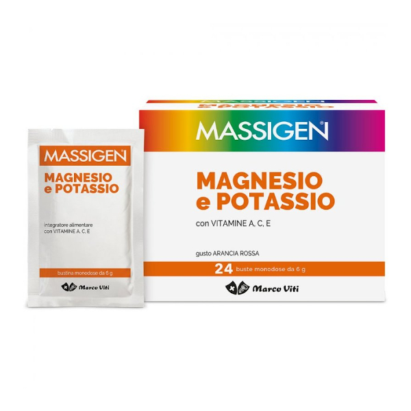 Massigen Magnesio Potassio 24 Bustine