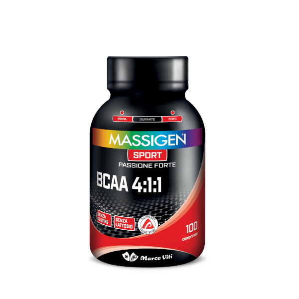 MASSIGEN SPORT BCAA 411 100CPR - Immagine 3