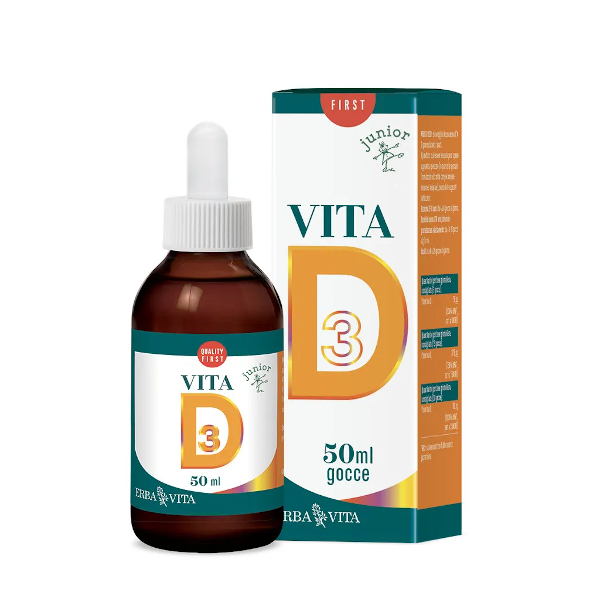 Vita D Gocce 50ml Erbavita