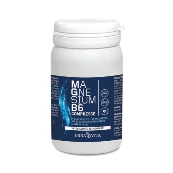 Magnesium B6 - Integratore Per Il Sistema Nervoso 60 Compresse - Immagine 3