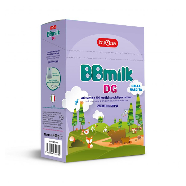 BUONA Bbmilk Dg - Latte in polvere per coliche e stipsi 400 g - Immagine 7