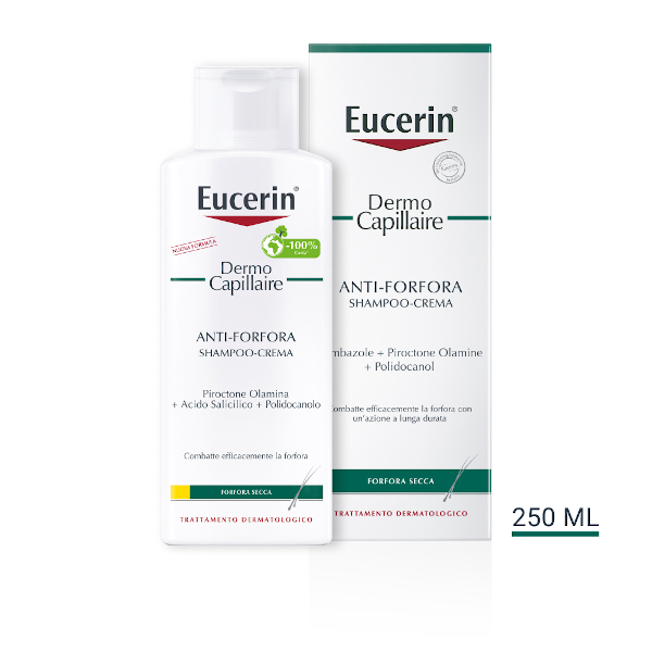 Eucerin Unisex Crema Dermocapillaire Shampoo- Anti-Forfora Secca 250Ml - Shampoo Antiforfora - Immagine 3