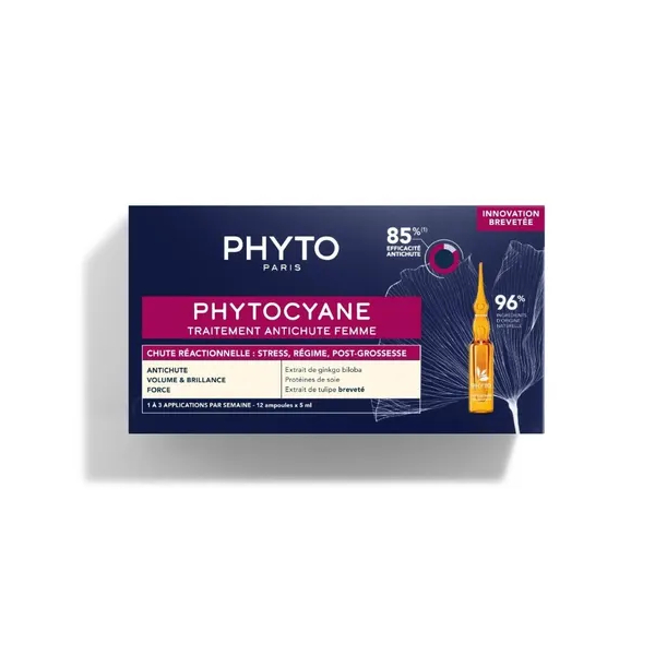 Phyto Donna Phytocyane Fiale Cadura Temporanea 12 Fiale Da 5 Ml - Immagine 7
