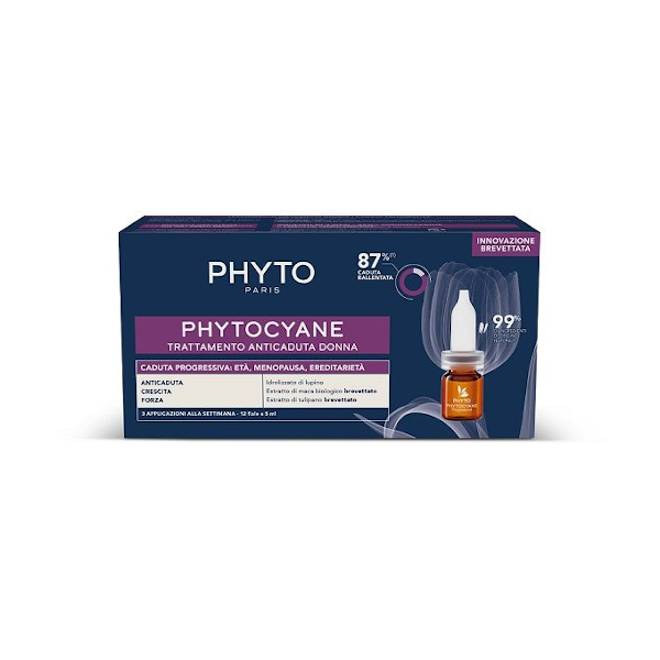 Phyto (Laboratoire Native It.) Donna Phytocyane Fiale Anticaduta - Per La Caduta Progressiva Dei Capelli - 12 Fiale - Immagine 6