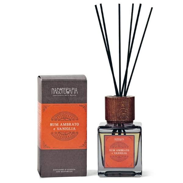 Diffusore Bastoncini 200ml Rum Ambrato E Vaniglia
