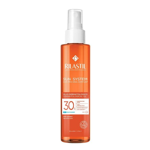Rilastil Sun System Olio Dermatologico Olio Solare Spf30 200Ml - Immagine 5