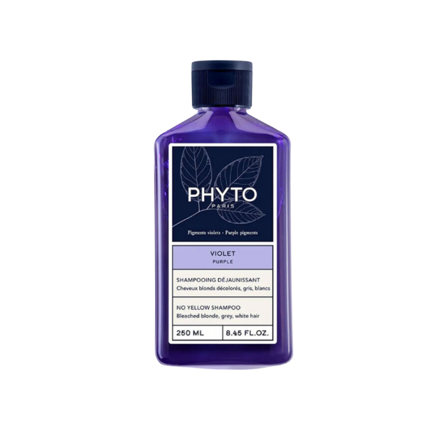 Phyto (Laboratoire Native It.) Giallo/Grigi/Bianchi Phyto Violet Shampoo Anti- Illuminante - Shampoo Per Capelli Decolorati, E - 250 Ml - Immagine 7