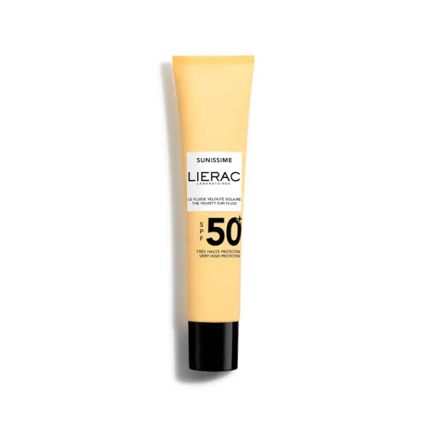 Lierac Blu/Bianche/Rossa Sunissime Il Fluido Solare Vellutato Viso Spf50 40 Ml - Immagine 4