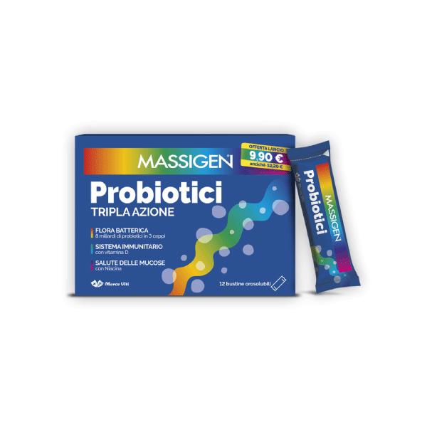 MASSIGEN Probiotici 12Stick - Immagine 4