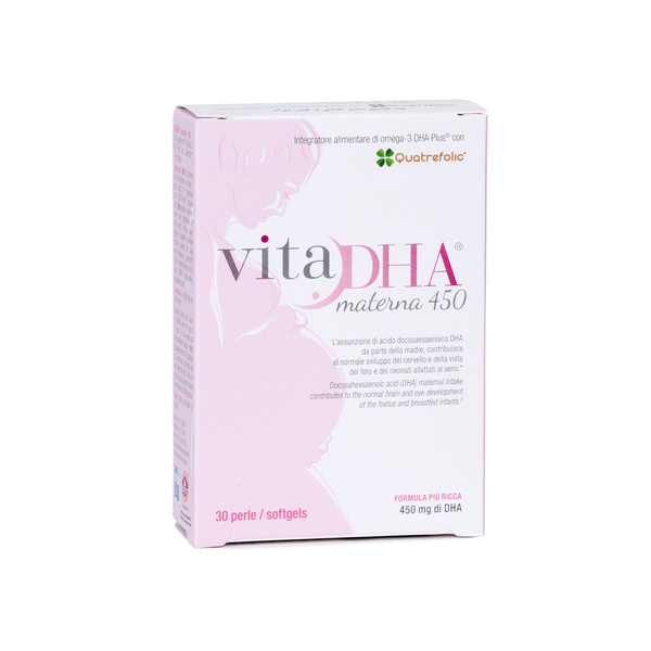Uga Nutraceuticals Vitadha Materna 450 Integratore Per Gravidanza 30 Capsule Molli - Immagine 6