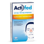 Actifed 2,5 mg da 12 compresse per congestione nasale