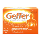 Geffer granulato effervescente antiacido per stomaco 24 bustine