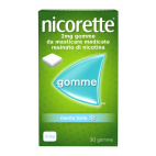 Nicorette gomme 2 mg nicotina menta per smettere di fumare sigarette