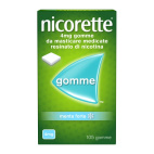 Nicorette gomme 4 mg nicotina menta per smettere di fumare sigarette