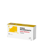 Sodio bicarbonato 500 mg antiacido da 50 compresse