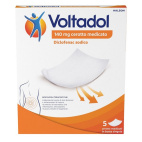Voltadol Cerotti Medicati 140mg Diclofenac - 5 Cerotti per Dolori Muscolari e Mal di Schiena