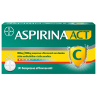 AspirinaACT C antinfiammatorio e antidolorifico con vitamina C 