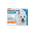 Frontline Spot On Cani x3 Pipette, Antiparassitario per Cani e Cuccioli (2-10Kg)