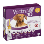 Vectra 3D antiparassitario Spot-on per cani di 1,5-4 kg