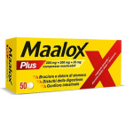 Maalox plus bruciore e gonfiore 50 compresse