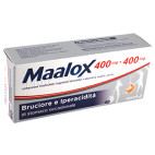 Maalox 40 Compresse Masticabili 400 Mg+400 Mg