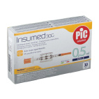 Pic Insumed - Siringa Per Insulina 0.5 ml Ago G30 x 8mm - 30 Pezzi