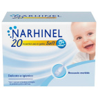 Narhinel Ricambi Aspiratore Nasale Soft Usa e Getta con Filtro 20 Pezzi