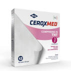 Ceroxmed Garza Compressa in Tessuto Non Tessuto 10x10 cm 12 Pezzi