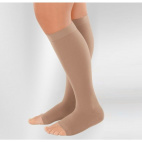 Mediven plus kl1 gambaletto a punta aperta 102 corto beige 2