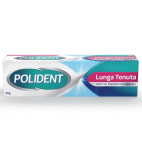 Polident Crema Adesiva per Protesi Dentali Lunga Tenuta Senza Zinco 40g
