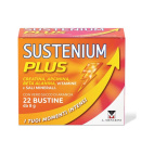 Sustenium Plus Integratore Energizzante Arancia 22 Bustine Con Vitamine e Minerali