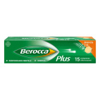 Berocca Plus Integratore Vitamine Minerali per Energia, Concentrazione, Memoria 15 Cpr Effervescenti