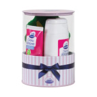 Euphidra Amidomio Cofanetto Dino Dermodetergente 0/5 Anni 100ml + Crema Idratante 25ml + 1 Spugnetta Bagno