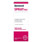 Benexol Spray Integratore alimentare di Vitamina B12 ad Alto Dosaggio, con Edulcorante, Flacone da 15ml