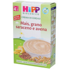 HiPP Crema di Cereali Bio Mais Grano Saraceno Avena 200g