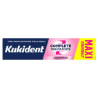 Kukident Complete Tenuta Forte Crema Adesiva Dentiere Totali e Parziali - Gusto Neutro 70g