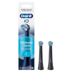 Oral-B iO Ultimate Clean testine ricambio nero 2 pezzi